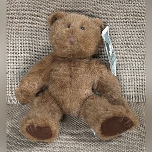 Vintage Russ Heartwarmers Jointed Teddy Bear Plush Stuffed Animal Mini 6 Inches
